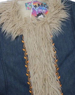 Walrus Retro 60s Denim Afghan Coat -Fashionable Men's Clothing Store madcap walrus denim afghan coat 1 12810.1661271123