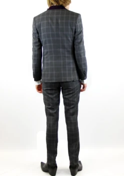 Tailored By Mod Check Suit Jacket -Fashionable Men's Clothing Store madcap check 3 pce suit101 90500.1661273167