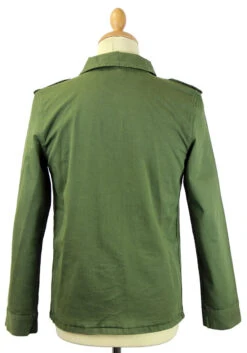 Skinny Lennon Retro Mod Army Shirt -Fashionable Men's Clothing Store madcap herringbone lennon jacket1 60424.1661274040