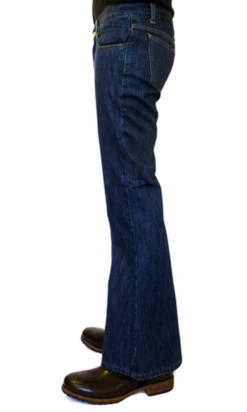 DC Flare Retro 70s Indie Flares -Fashionable Men's Clothing Store madcap mid blue flares2 87707.1664879703