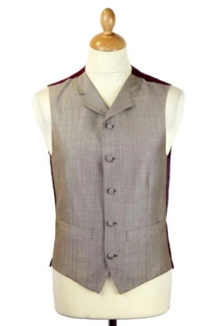 Tailored By Mod Mohair Waistcoat T -Fashionable Men's Clothing Store madcap mod suit taupe waistcoat5 97341.1661273934