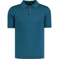 SS Brando 60s Mod Knitted Polo (B) -Fashionable Men's Clothing Store madcapeng brando polo tshirt mallard front 36668.1673453126 2