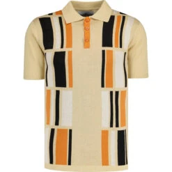 Comet Retro 60s Mod Polo Shirt (NB) 32 Comet Retro 60s Mod Polo Shirt (NB) -Fashionable Men's Clothing Store madcapeng comet polo soybean front 21604.1676647915