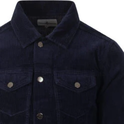 Woburn Jumbo Cord Western Jacket N -Fashionable Men's Clothing Store madcapeng cord trucker navy detail 49277.1661264029 1