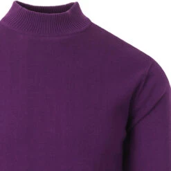 Eastwood Mock Turtleneck Jumper NB -Fashionable Men's Clothing Store madcapeng eastwood turtleneck purple detail 10941.1661264188 1