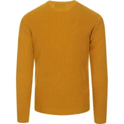 Caine Ribbed Grandad Top (HG) -Fashionable Men's Clothing Store madcapeng ribbed long polo yellow back 78018.1661264070 5