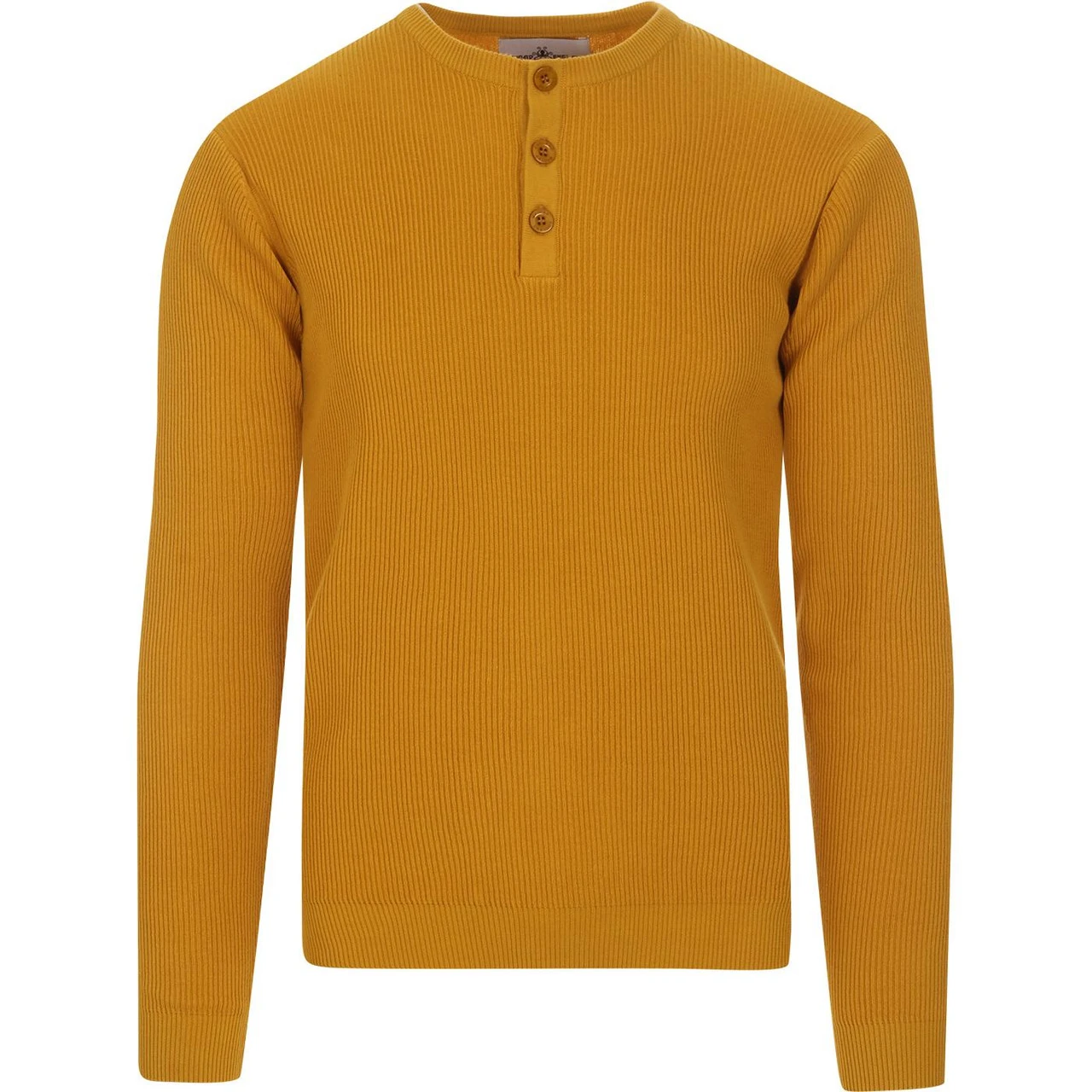 Caine Ribbed Grandad Top (Rust) 11 Caine Ribbed Grandad Top (Rust) - Image 11
