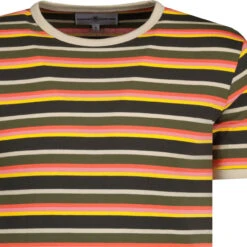Dekker Retro 70s Stripe T-Shirt -Fashionable Men's Clothing Store madcapeng stripe ringer tshirt peat detaul 03937.1678374339