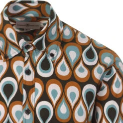 Trip Teardrops 60s Mod Op Art Shirt