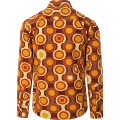 Trip Circles 1960s Mod Target Shirt 28 Trip Circles 1960s Mod Target Shirt -Fashionable Men's Clothing Store madcapeng trip shirt mustard back 31937.1661264561 4
