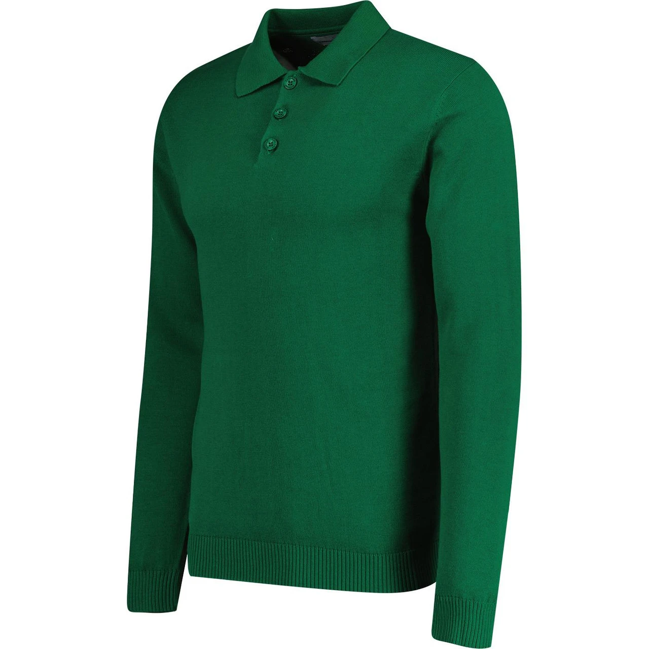 Brando 1960s Mod Knit Polo Top (GB) 3 Brando 1960s Mod Knit Polo Top (GB) - Image 3