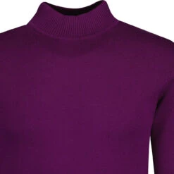Eastwood Mod Turtleneck Jumper (DP) -Fashionable Men's Clothing Store madcapengland eastwood turtleneck purple detail 82190.1689696975