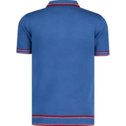 Miles Mod Jacquard Knit Polo (FB) -Fashionable Men's Clothing Store madcapengland jacquard zip polo federal back 33848.1687189014
