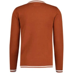 LS Moon Mod Tipped Knit Jumper (G) -Fashionable Men's Clothing Store madcapengland moon ls top ginger back 17610.1689696933