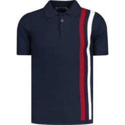 Beck Mod Racing Stripe Knit Polo NB -Fashionable Men's Clothing Store madcapengland racing polo blazer front 18161.1671462745 1