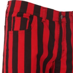 Holy Roller - Retro 60s Striped 70s Indie Flares P -Fashionable Men's Clothing Store medcap holy roller black red 031 98799.1664879879 4