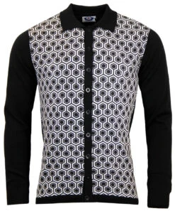Overlook Honeycomb Polo Cardigan -Fashionable Men's Clothing Store overlook white 3 16716.1661272313