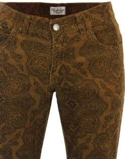 Paisley Rave Retro Cord Bellbottoms 28 Paisley Rave Retro Cord Bellbottoms -Fashionable Men's Clothing Store paisley cord flares 4 42051.1679656836 1